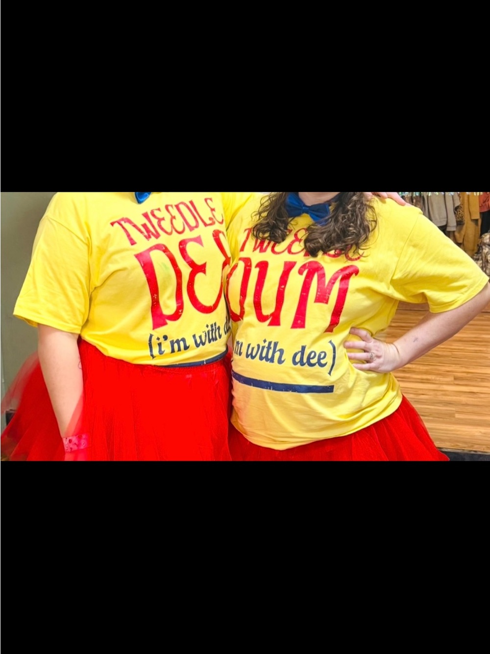Tweedle Dee & Dum Matching Shirts
